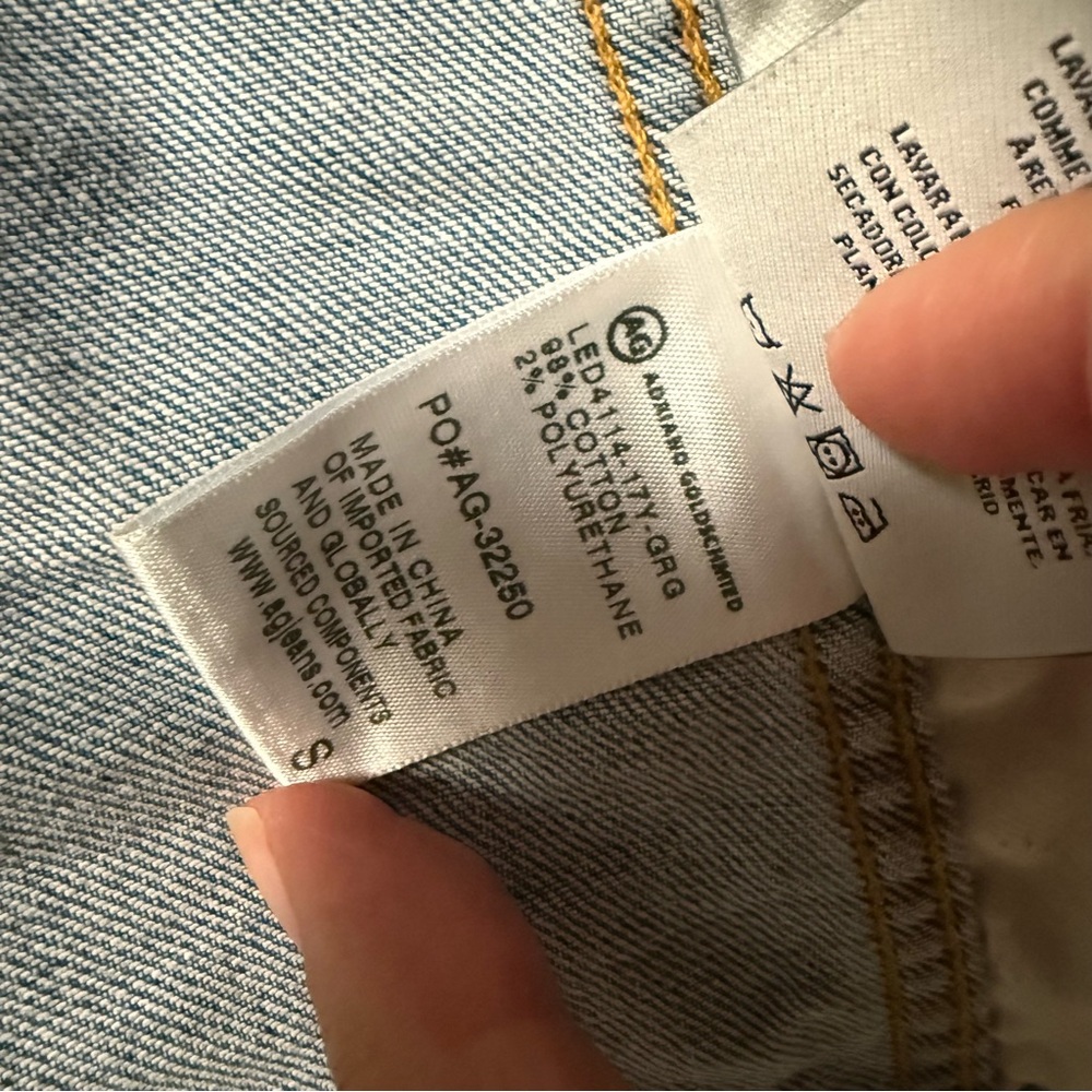 AG Oversized Nancy Jacket in 17 Years Grunge Small - Picture 10 of 12